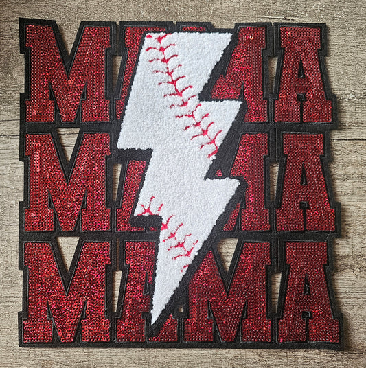 Baseball Mama Patch