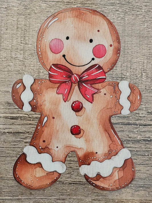 Gingerbread Man Decal