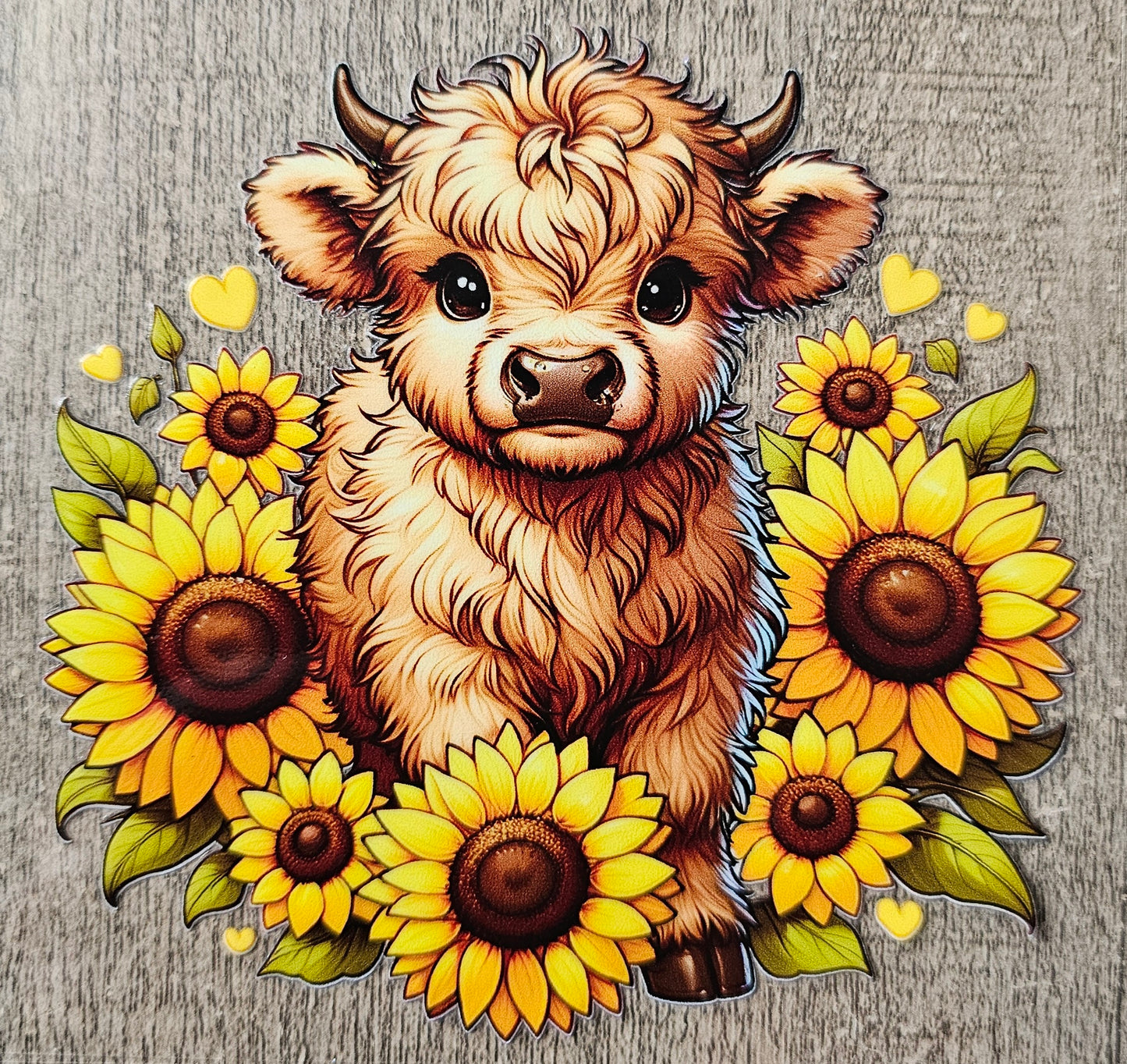 Baby Cow 4in Decal