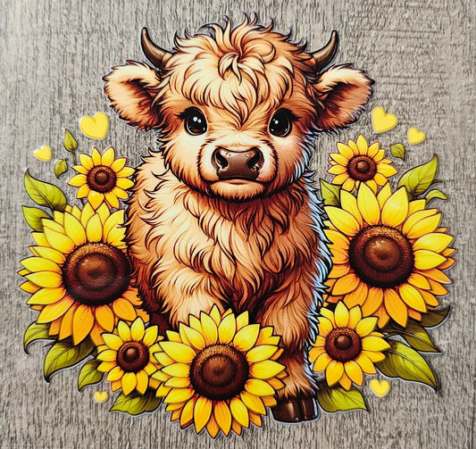 Baby Cow 4in Decal