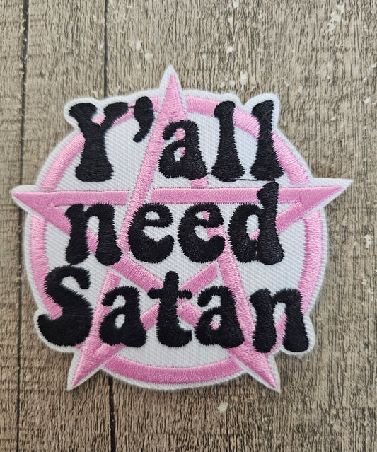 Yall Need Satan Mini Patch 3in