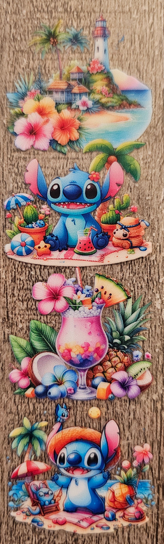 Blue Alien Pen/Bookmark Wrap