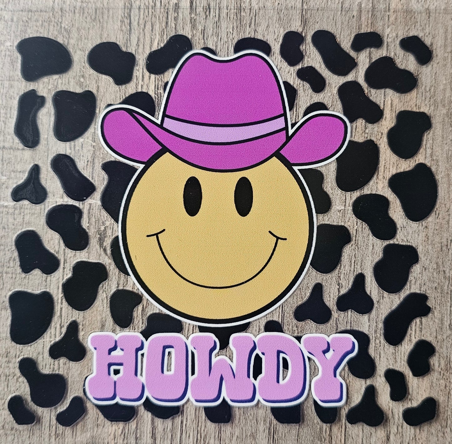 Western Howdy 4in Decal