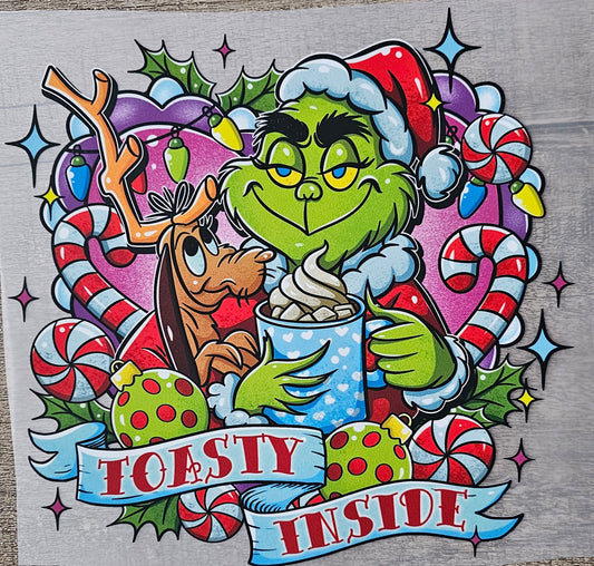 Christmas Green Man DTF - Child Size