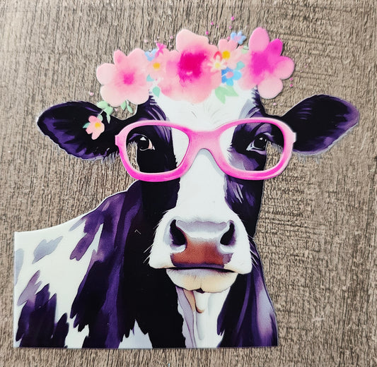 Cow 4in Decal