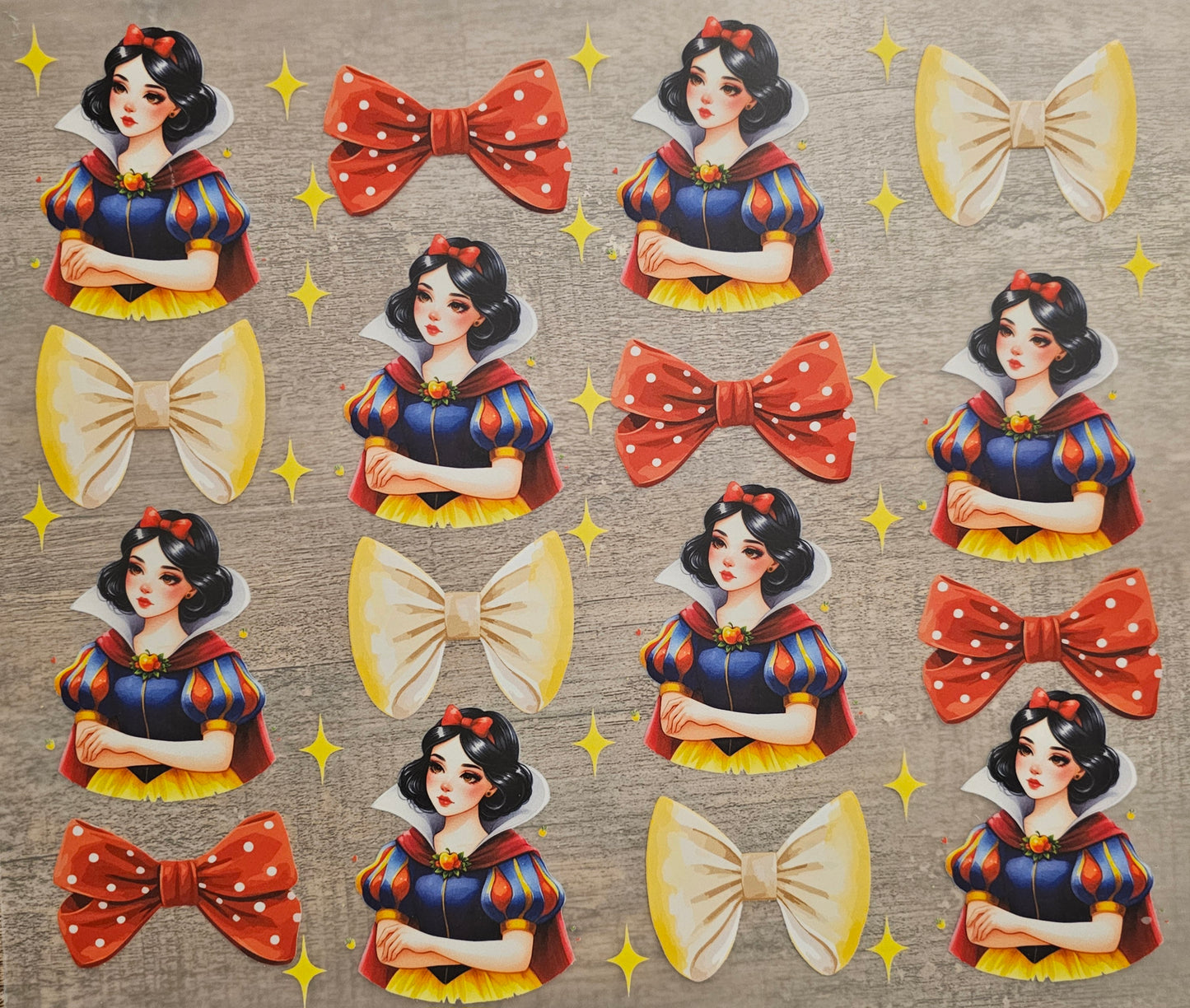 Princess and Bows DTF