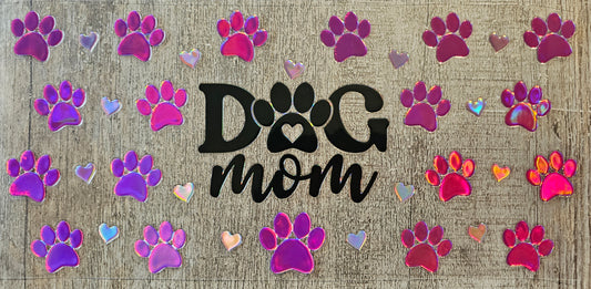 Holographic Dog Mom 16oz Wrap