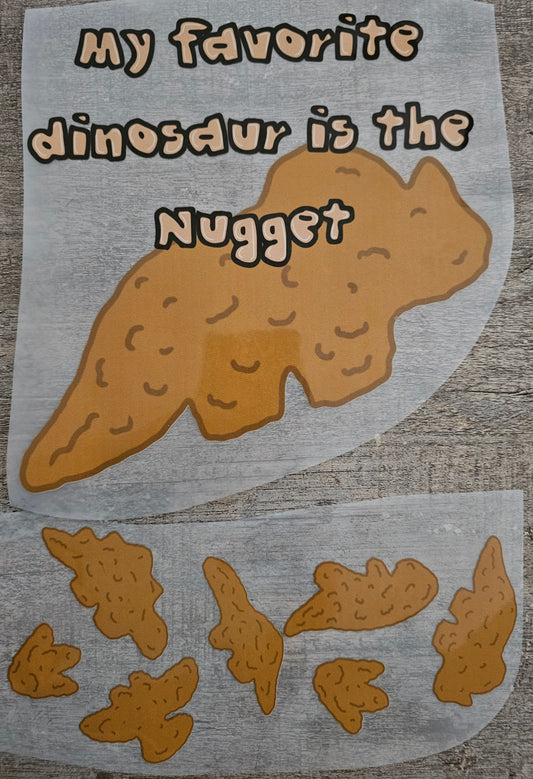 Dino Nugget DTF with Sleeve