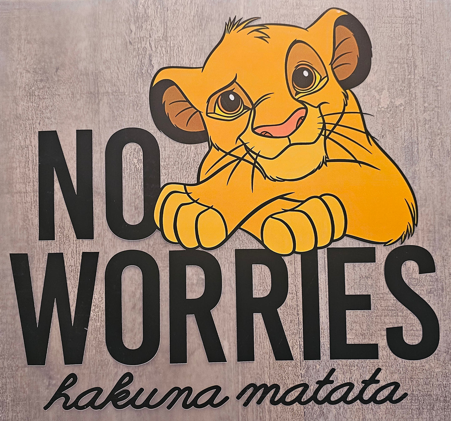 No Worries Lion DTF
