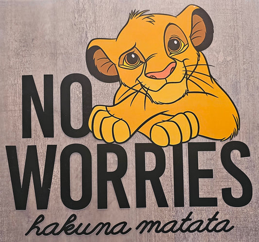 No Worries Lion DTF