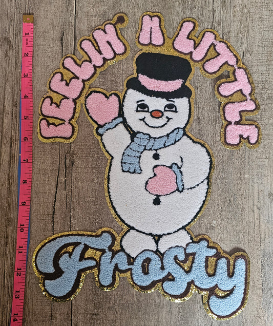 Christmas Snowman Patch