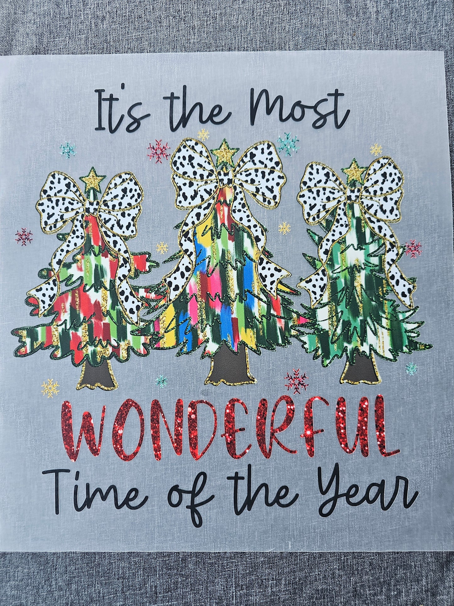 Christmas It's The Most Wonderful DTF