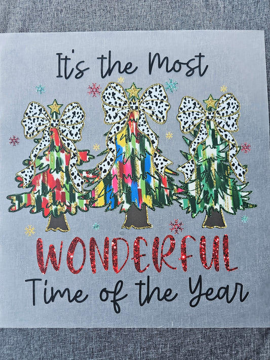 Christmas It's The Most Wonderful DTF