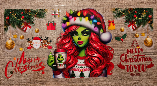 Christmas Green Man 16oz Wrap