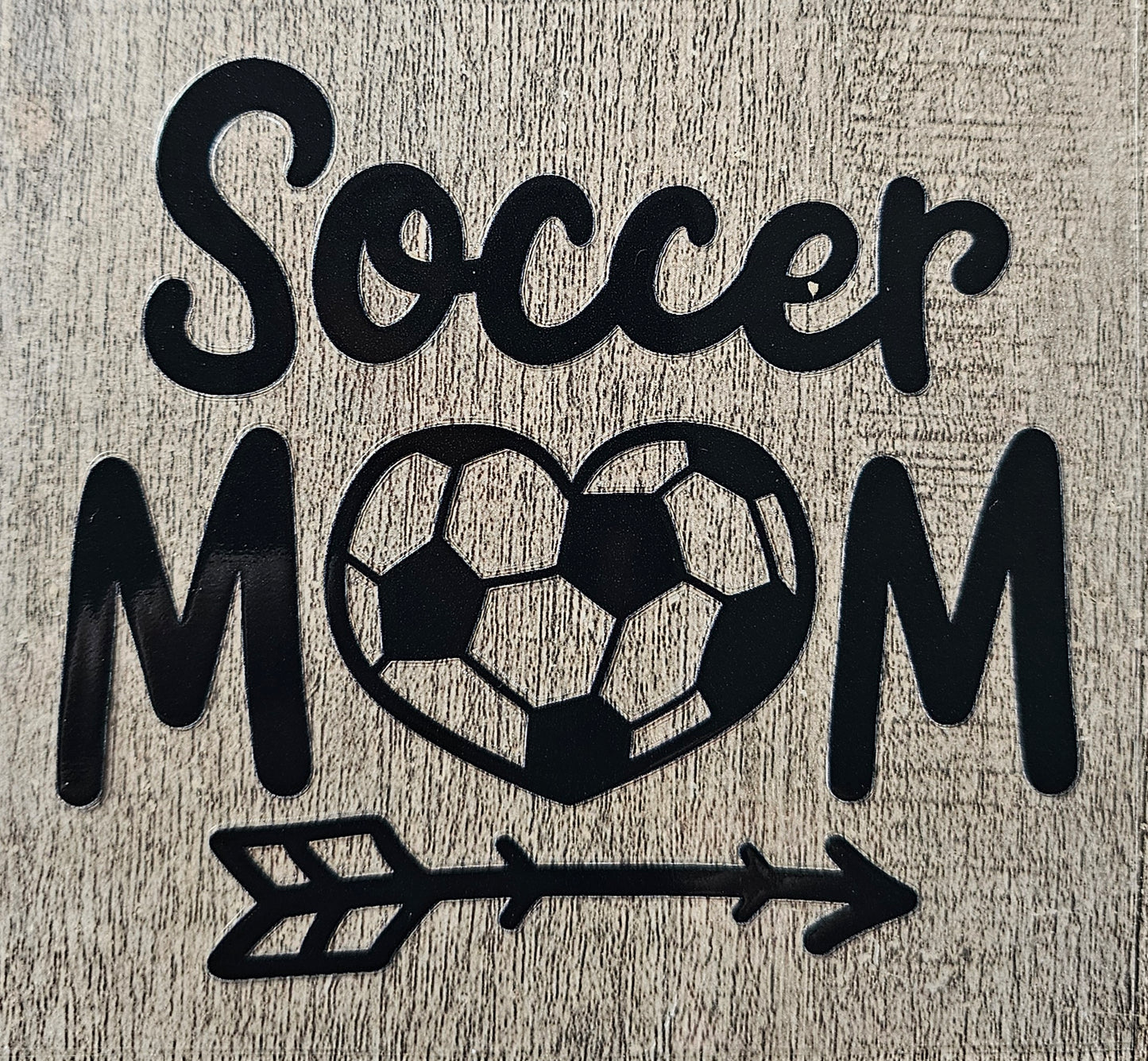 Soccer Mom 4in Decal