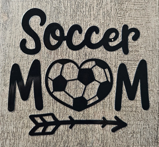 Soccer Mom 4in Decal