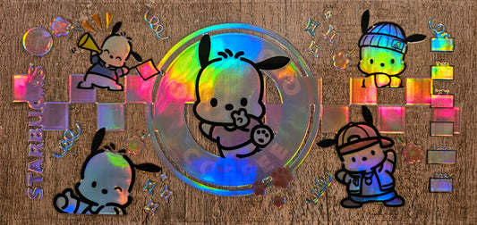 Holographic HK Friend 16oz Wrap