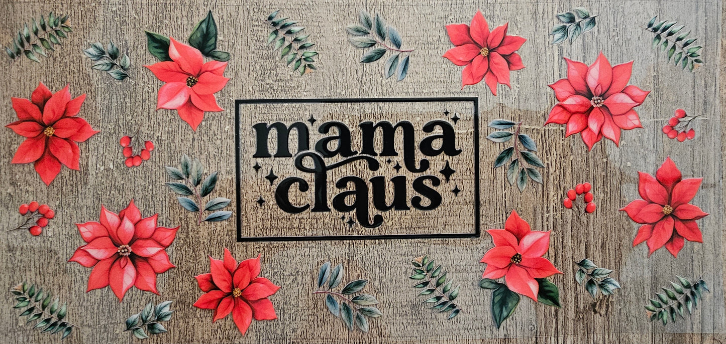 Christmas Mama Claus 16oz Wrap