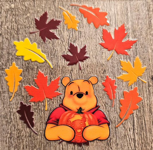 Bear Thanksgiving Round Wrap