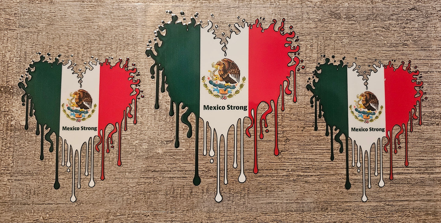 Mexican Flag 16oz Wrap