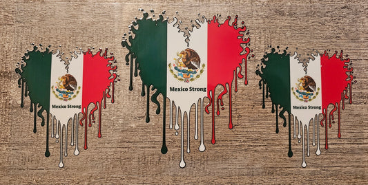 Mexican Flag 16oz Wrap