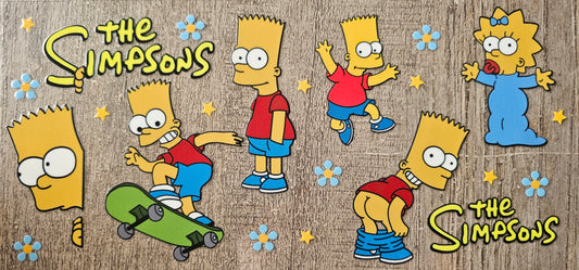 Yellow Cartoon 16oz Wrap