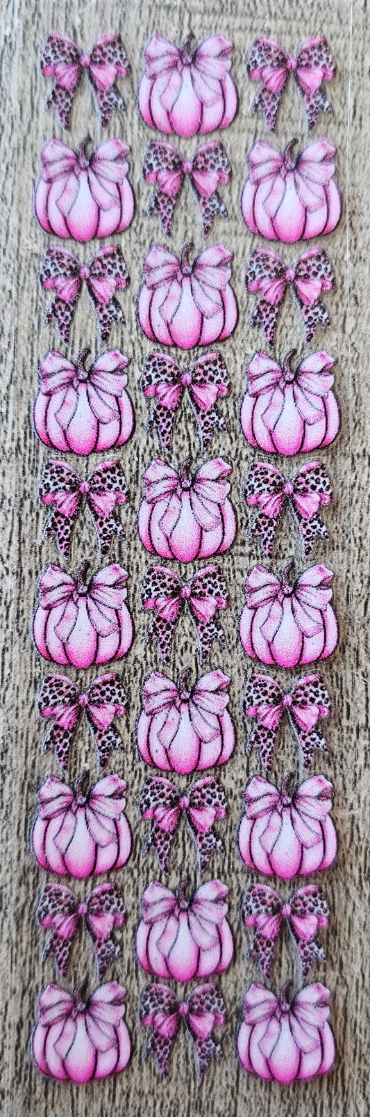Pink Pumpkin Pen/Bookmark Wrap