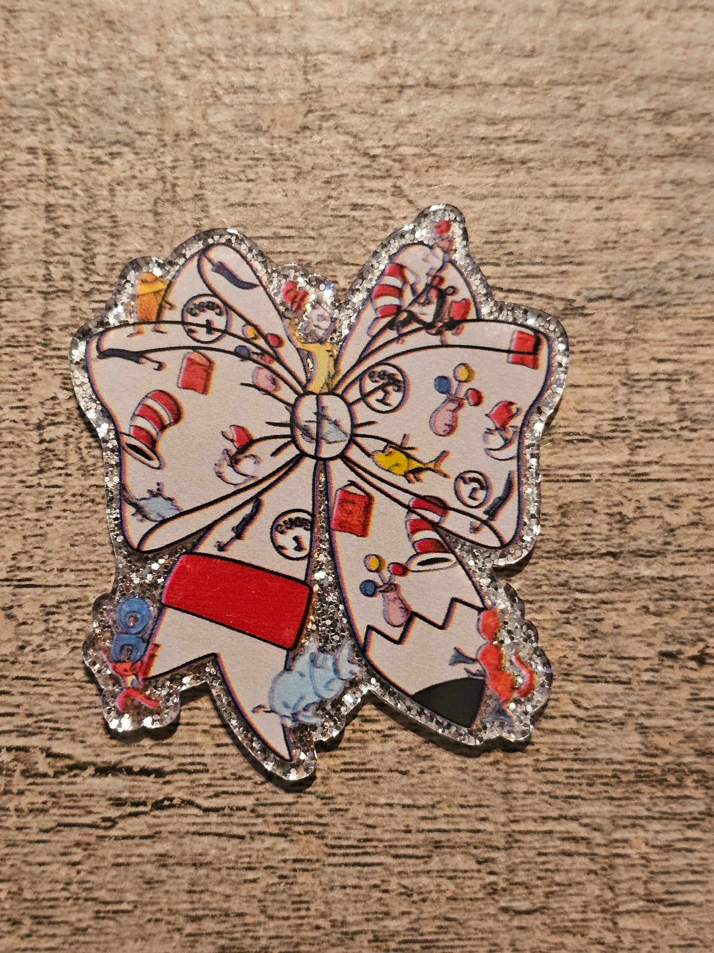 Dr Book Acrylic Flat Back