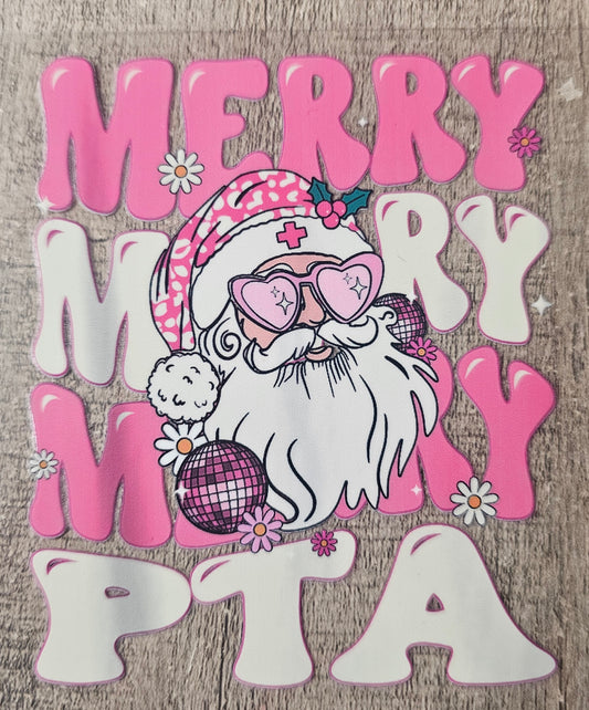 Santa PTA 4in Decal