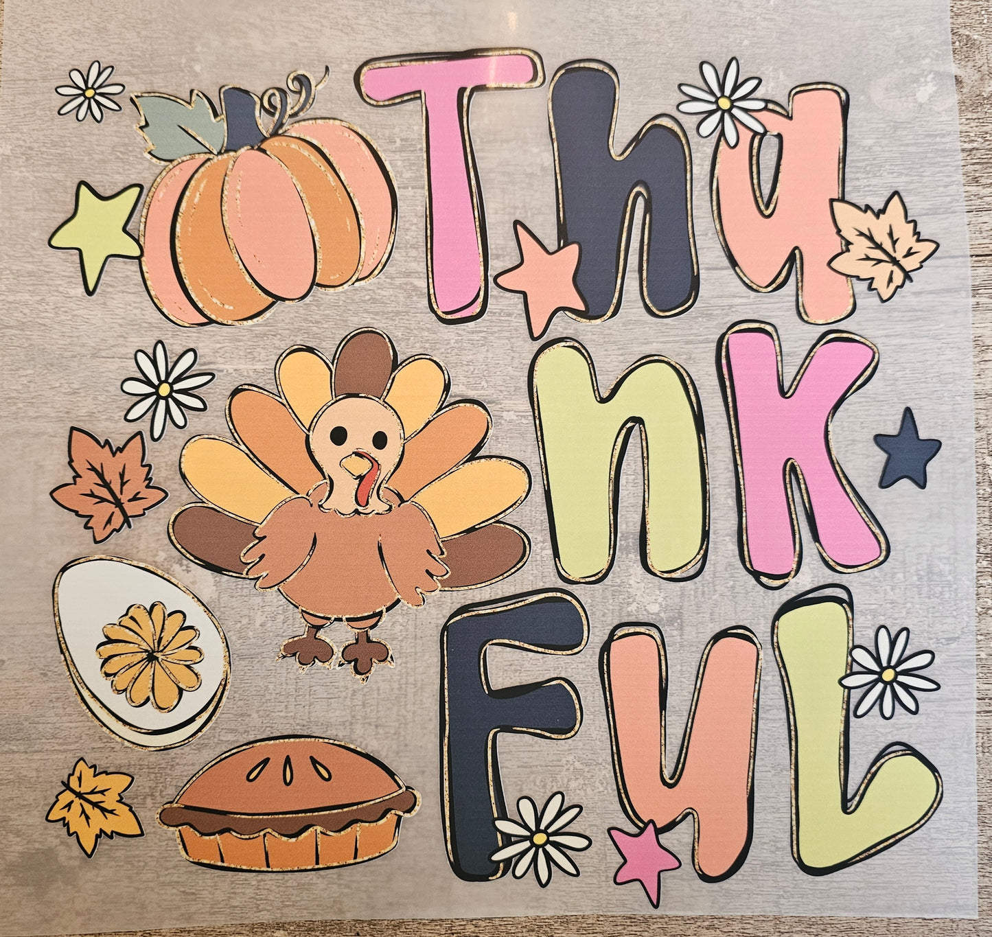 Thanksgiving Thankful DTF