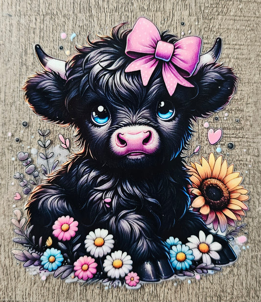 Baby Cow 4in Decal