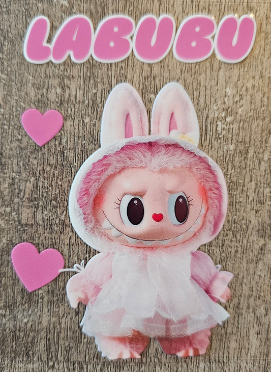 Lu Pink 4in Decal