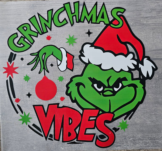 Christmas Green Man Vibes DTF