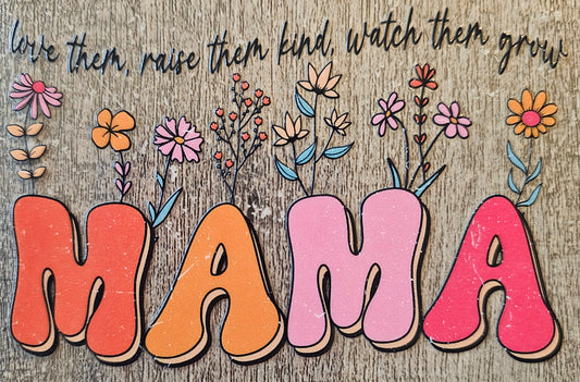 Mama 4in Decal