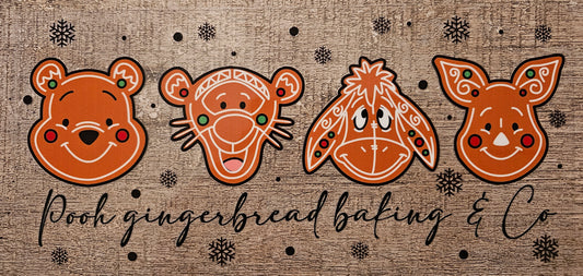 Christmas Cookie Bear 16oz Wrap
