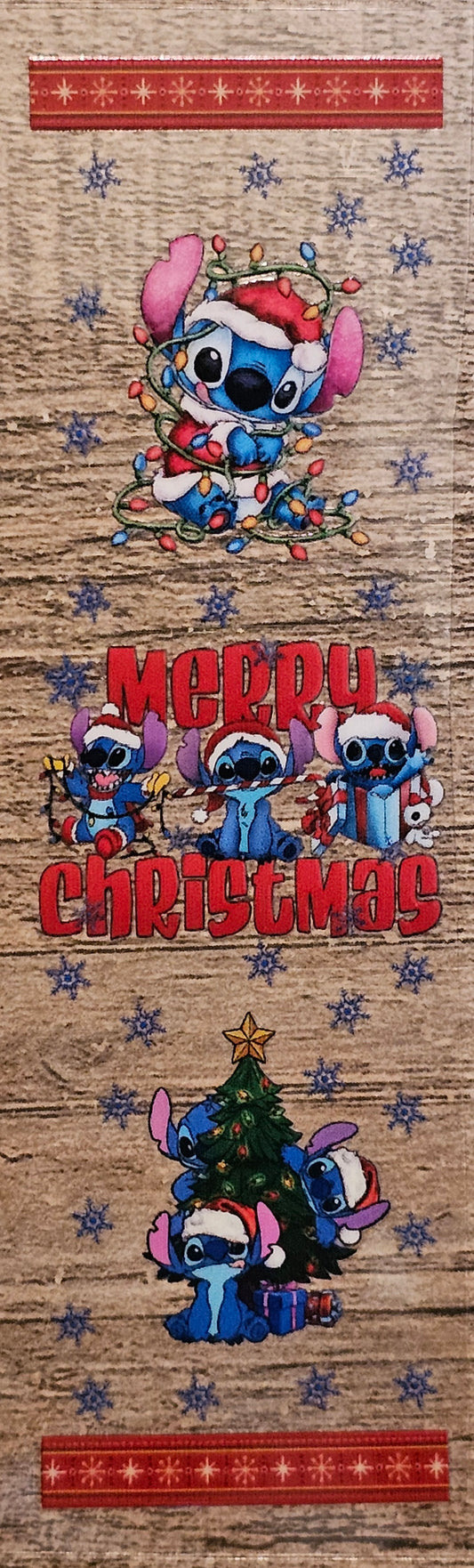 Christmas Blue Alien Pen/Bookmark Wrap