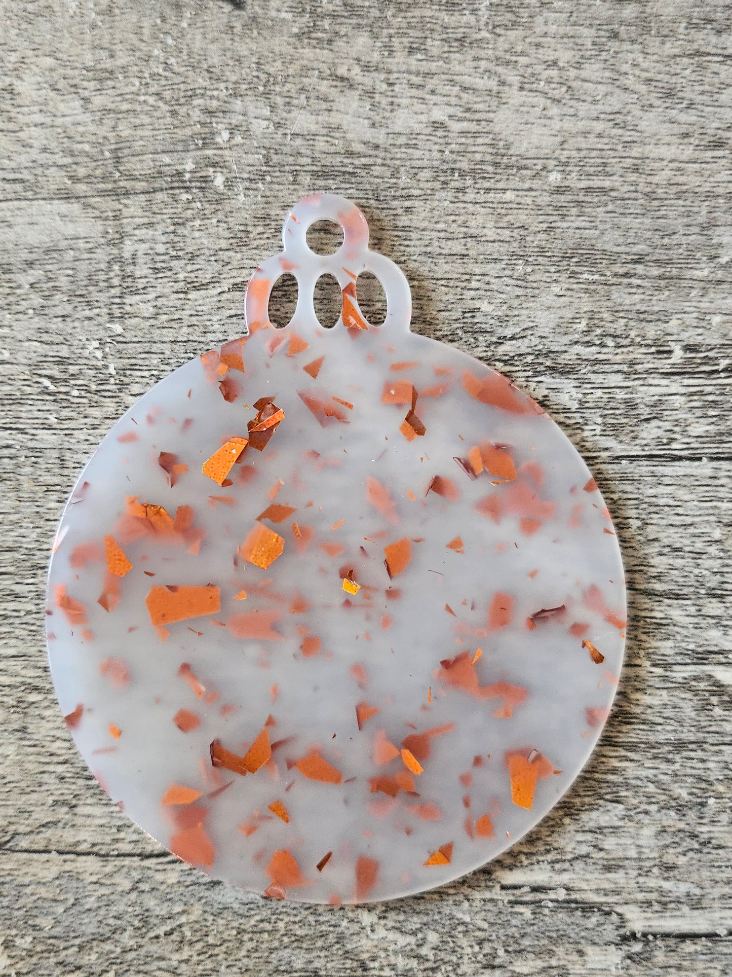 Orange Ornament Blank