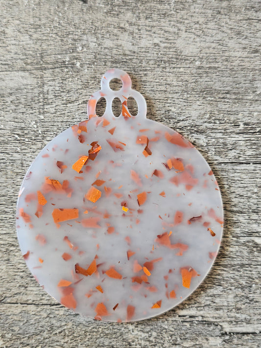 Orange Ornament Blank