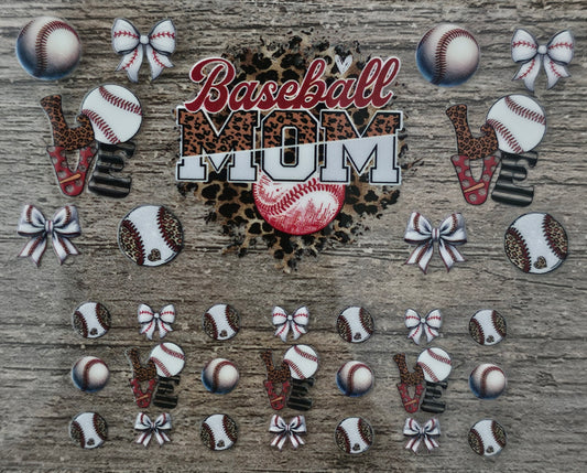 Baseball Mom 3oz Wrap