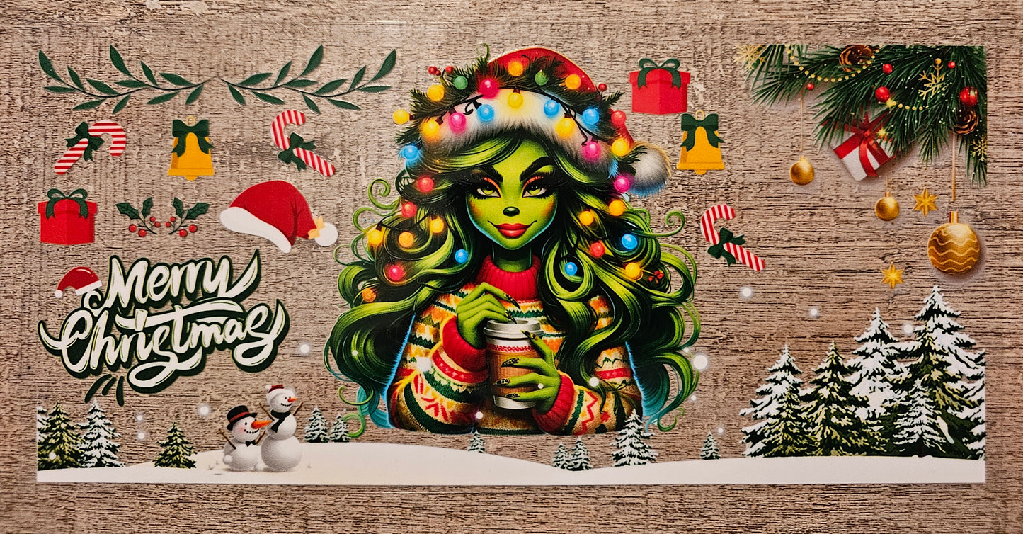 Christmas Green Man 16oz Wrap