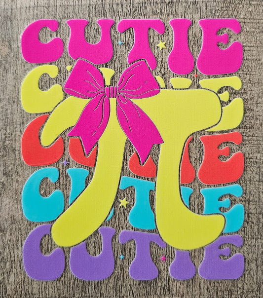 Cutie Pie 4in Decal