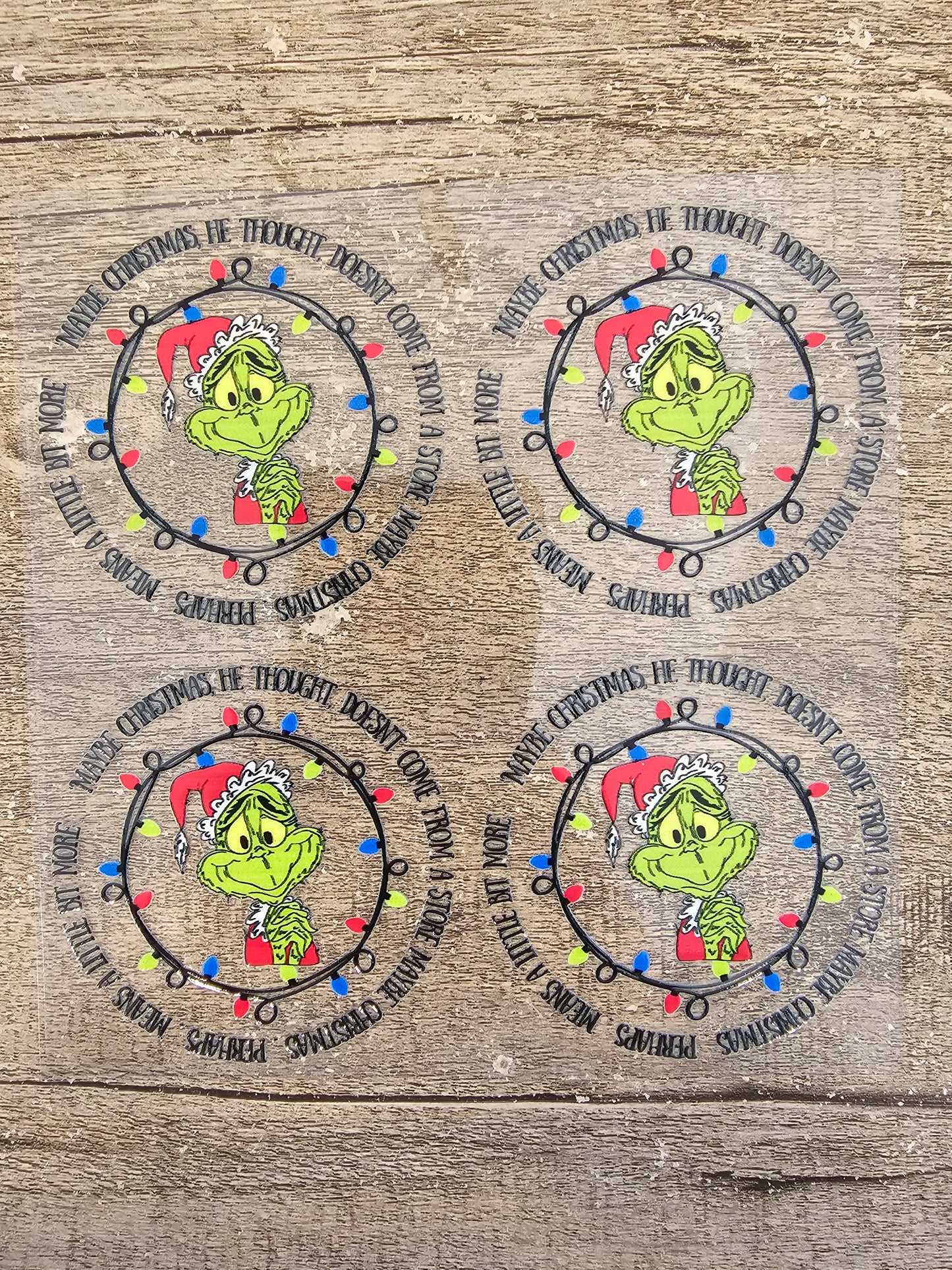 Green Man Round Wrap Sheet