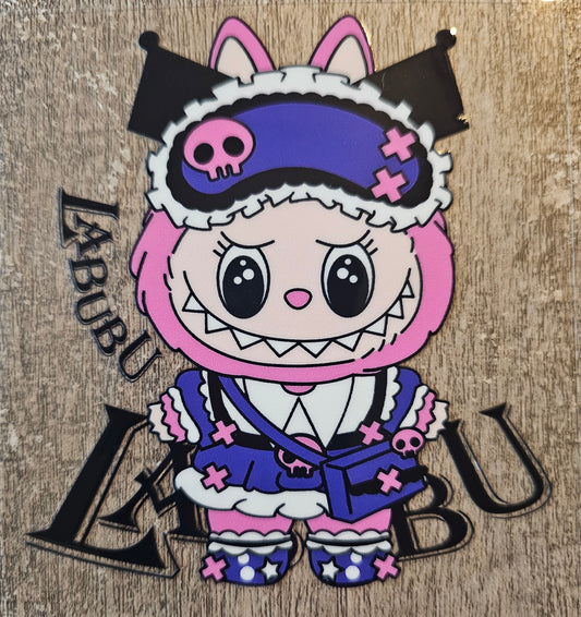 Lu and HK Mashup 4in Decal