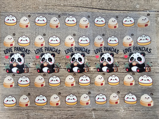 Panda Pen/Bookmark Wrap Sheet