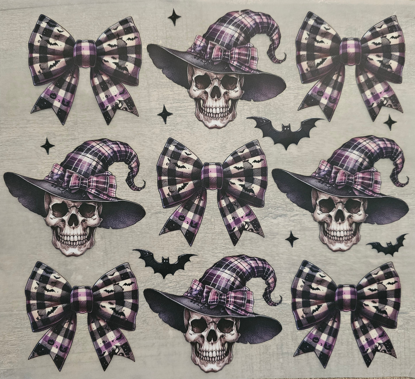 Bows And Skulls DTF