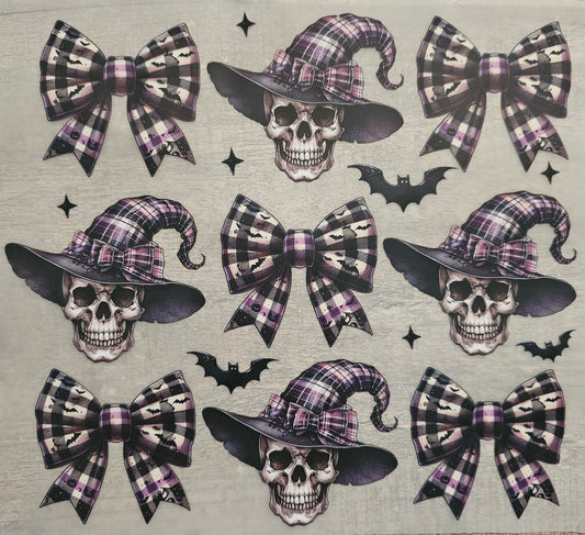Bows And Skulls DTF