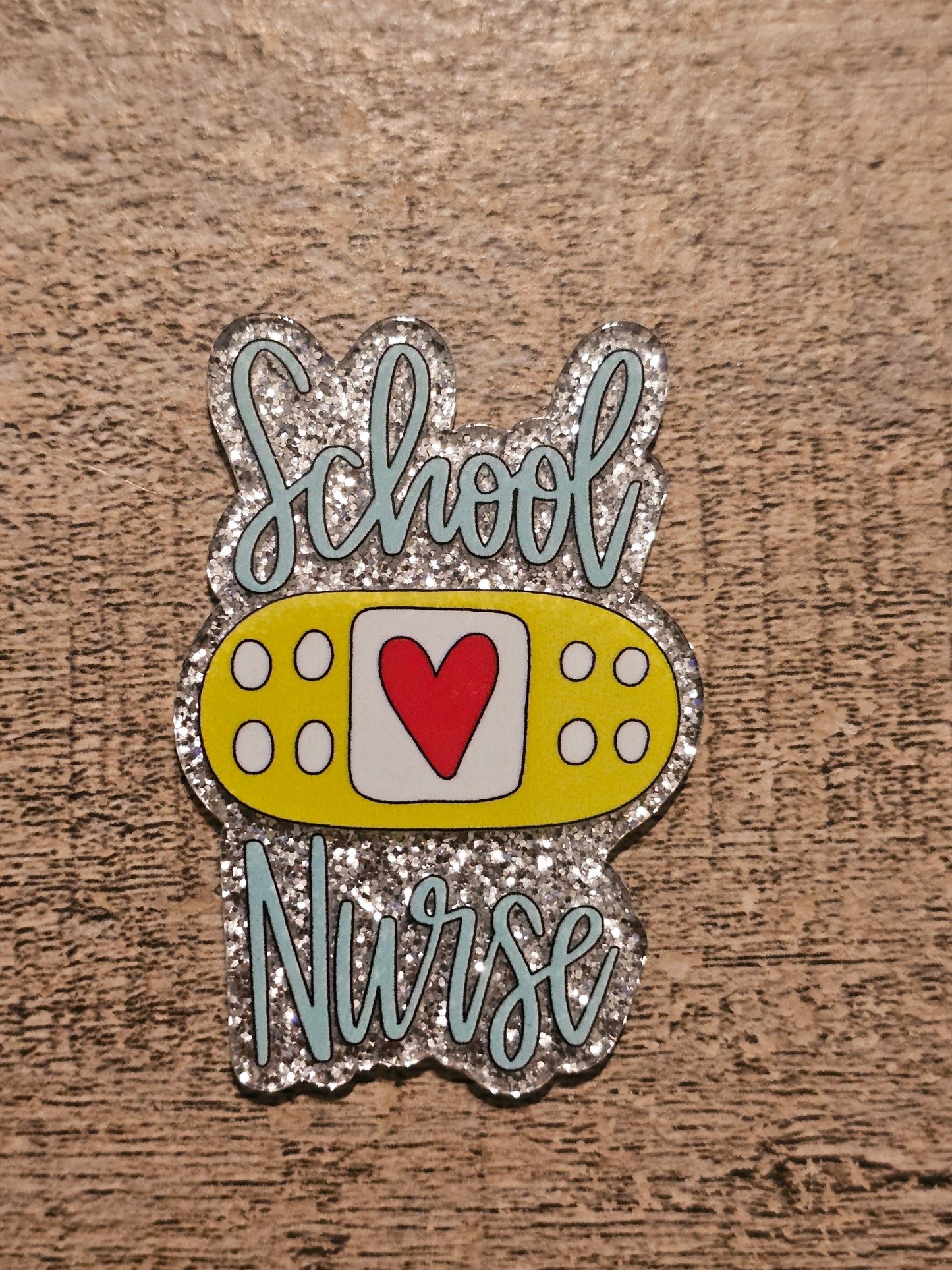 School Nurse Acrylic Flat Back