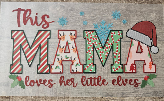 Christmas Mama DTF