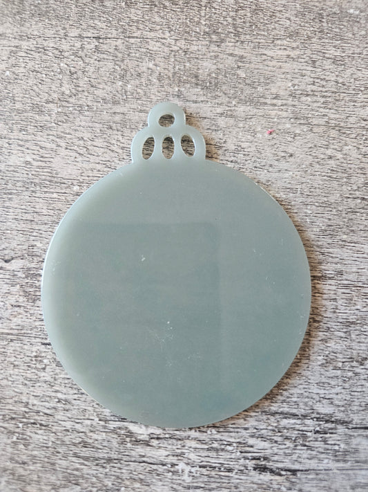 Grey Ornament Blank
