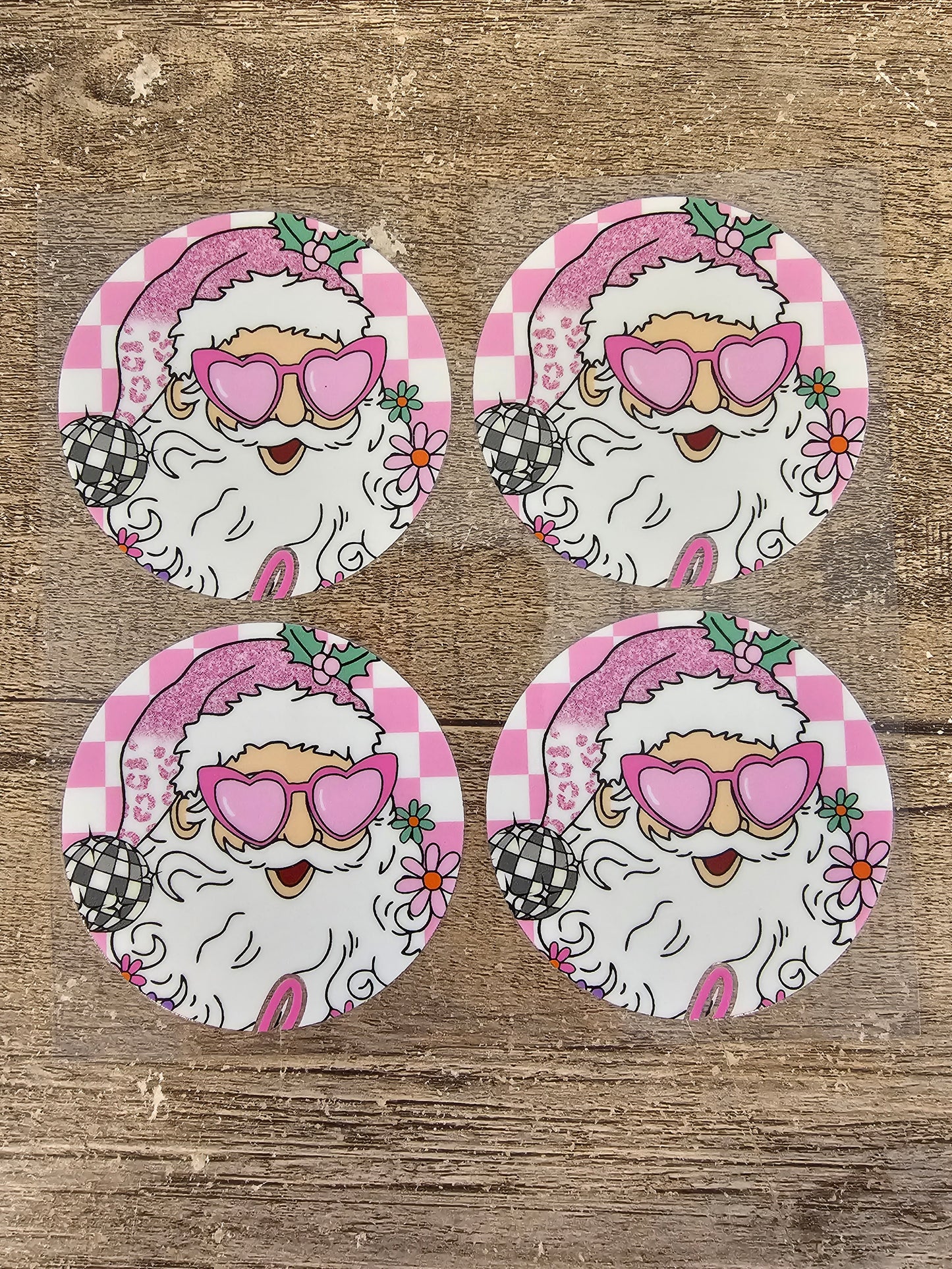 Santa Round Wrap Sheet